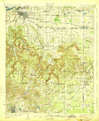 Tuscumbia Alabama Historical topographic map, 1:62500 scale, 15 X 15 Minute, Year 1926