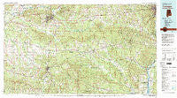 Tuskegee Alabama Historical topographic map, 1:100000 scale, 30 X 60 Minute, Year 1981