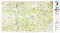 Tuskegee Alabama Historical topographic map, 1:100000 scale, 30 X 60 Minute, Year 1981