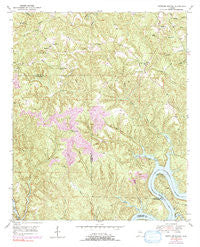 Tutwiler School Alabama Historical topographic map, 1:24000 scale, 7.5 X 7.5 Minute, Year 1949