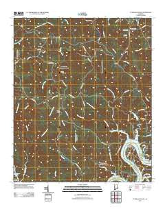 Tutwiler School Alabama Historical topographic map, 1:24000 scale, 7.5 X 7.5 Minute, Year 2011