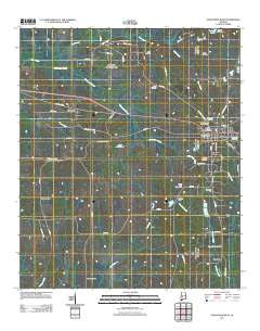 Uniontown West Alabama Historical topographic map, 1:24000 scale, 7.5 X 7.5 Minute, Year 2011