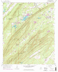 Vandiver Alabama Historical topographic map, 1:24000 scale, 7.5 X 7.5 Minute, Year 1959