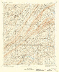 Vandiver Alabama Historical topographic map, 1:62500 scale, 15 X 15 Minute, Year 1906