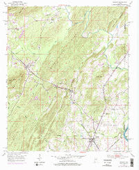 Vincent Alabama Historical topographic map, 1:24000 scale, 7.5 X 7.5 Minute, Year 1951