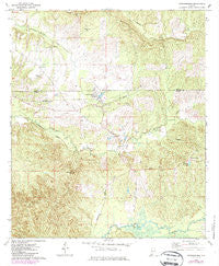 Vredenburgh Alabama Historical topographic map, 1:24000 scale, 7.5 X 7.5 Minute, Year 1973