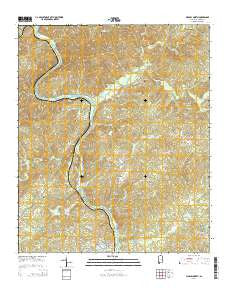 Wadley North Alabama Current topographic map, 1:24000 scale, 7.5 X 7.5 Minute, Year 2014