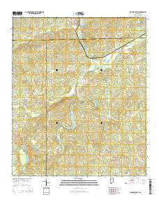 Wadley South Alabama Current topographic map, 1:24000 scale, 7.5 X 7.5 Minute, Year 2014