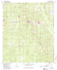 Wallace Alabama Historical topographic map, 1:24000 scale, 7.5 X 7.5 Minute, Year 1960