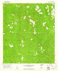 Wallace Alabama Historical topographic map, 1:24000 scale, 7.5 X 7.5 Minute, Year 1960