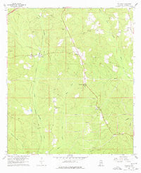 Wallace Alabama Historical topographic map, 1:24000 scale, 7.5 X 7.5 Minute, Year 1960