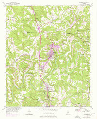Warrior Alabama Historical topographic map, 1:24000 scale, 7.5 X 7.5 Minute, Year 1951