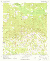 Warriorstand Alabama Historical topographic map, 1:24000 scale, 7.5 X 7.5 Minute, Year 1973