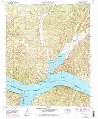Waterloo Alabama Historical topographic map, 1:24000 scale, 7.5 X 7.5 Minute, Year 1953