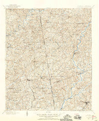 Wedowee Alabama Historical topographic map, 1:125000 scale, 30 X 30 Minute, Year 1899