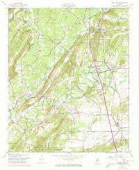 Wellington Alabama Historical topographic map, 1:24000 scale, 7.5 X 7.5 Minute, Year 1956