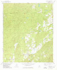 Weogufka Alabama Historical topographic map, 1:24000 scale, 7.5 X 7.5 Minute, Year 1979