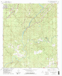 West Blocton East Alabama Historical topographic map, 1:24000 scale, 7.5 X 7.5 Minute, Year 1980