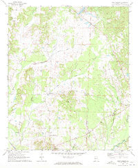 West Greene Alabama Historical topographic map, 1:24000 scale, 7.5 X 7.5 Minute, Year 1970