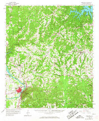 Wetumpka Alabama Historical topographic map, 1:62500 scale, 15 X 15 Minute, Year 1959
