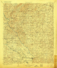 Wetumpka Alabama Historical topographic map, 1:125000 scale, 30 X 30 Minute, Year 1903