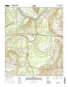 White Hall Alabama Current topographic map, 1:24000 scale, 7.5 X 7.5 Minute, Year 2014