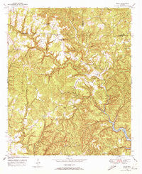 Wiley Alabama Historical topographic map, 1:24000 scale, 7.5 X 7.5 Minute, Year 1949