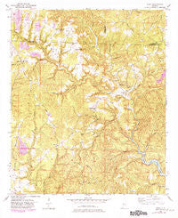 Wiley Alabama Historical topographic map, 1:24000 scale, 7.5 X 7.5 Minute, Year 1949