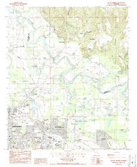 Willows Springs Alabama Historical topographic map, 1:24000 scale, 7.5 X 7.5 Minute, Year 1987