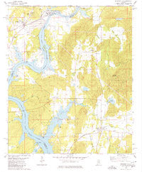 Wilsonville Alabama Historical topographic map, 1:24000 scale, 7.5 X 7.5 Minute, Year 1980
