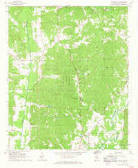 Winfield SE Alabama Historical topographic map, 1:24000 scale, 7.5 X 7.5 Minute, Year 1967