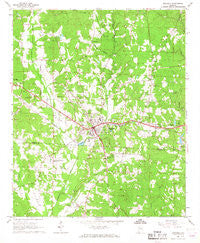 Winfield Alabama Historical topographic map, 1:24000 scale, 7.5 X 7.5 Minute, Year 1967