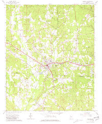 Winfield Alabama Historical topographic map, 1:24000 scale, 7.5 X 7.5 Minute, Year 1967