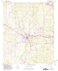 Winfield Alabama Historical topographic map, 1:24000 scale, 7.5 X 7.5 Minute, Year 1967