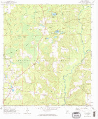 Wing Alabama Historical topographic map, 1:24000 scale, 7.5 X 7.5 Minute, Year 1971