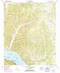 Wright Alabama Historical topographic map, 1:24000 scale, 7.5 X 7.5 Minute, Year 1953