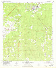 York Alabama Historical topographic map, 1:24000 scale, 7.5 X 7.5 Minute, Year 1974