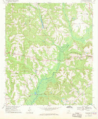 Youngblood Alabama Historical topographic map, 1:24000 scale, 7.5 X 7.5 Minute, Year 1968