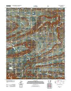 Abbott Arkansas Historical topographic map, 1:24000 scale, 7.5 X 7.5 Minute, Year 2011