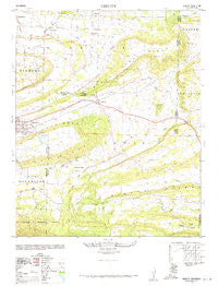 Abbott Arkansas Historical topographic map, 1:24000 scale, 7.5 X 7.5 Minute, Year 1948