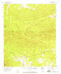 Acorn Arkansas Historical topographic map, 1:24000 scale, 7.5 X 7.5 Minute, Year 1958