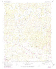 Agnos Arkansas Historical topographic map, 1:24000 scale, 7.5 X 7.5 Minute, Year 1962