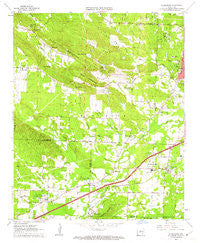 Alexander Arkansas Historical topographic map, 1:24000 scale, 7.5 X 7.5 Minute, Year 1961