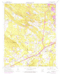 Alexander Arkansas Historical topographic map, 1:24000 scale, 7.5 X 7.5 Minute, Year 1961