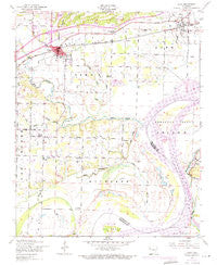 Alma Arkansas Historical topographic map, 1:24000 scale, 7.5 X 7.5 Minute, Year 1948