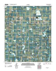 Almyra Arkansas Historical topographic map, 1:24000 scale, 7.5 X 7.5 Minute, Year 2011