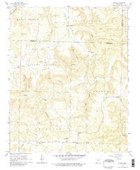 Alread Arkansas Historical topographic map, 1:24000 scale, 7.5 X 7.5 Minute, Year 1965