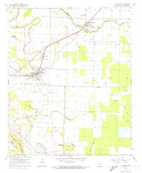 Altheimer Arkansas Historical topographic map, 1:24000 scale, 7.5 X 7.5 Minute, Year 1964