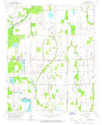 Amagon Arkansas Historical topographic map, 1:24000 scale, 7.5 X 7.5 Minute, Year 1965