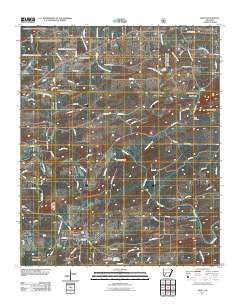 Amity Arkansas Historical topographic map, 1:24000 scale, 7.5 X 7.5 Minute, Year 2011